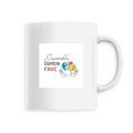 Mug en céramique "Ensemble contre l'AVC"