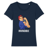 T-shirt Femme 100% Coton BIO - "Invincible"