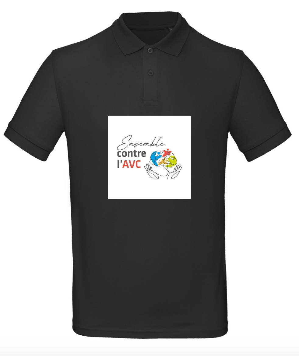 Polo homme "Ensemble contre l'AVC"