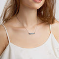 Collier en argent gravé "AVC Survivant"