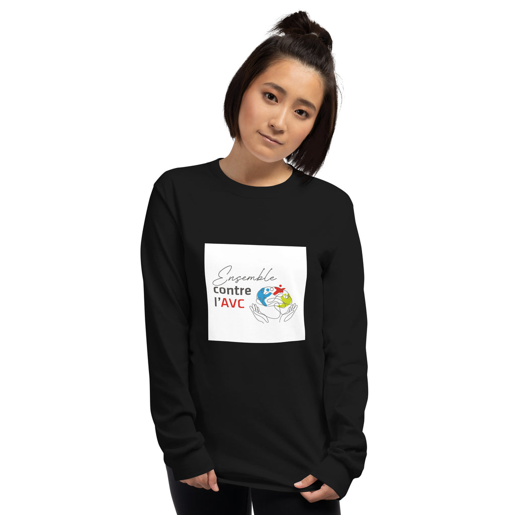 T-shirt à manches longues unisexe - Ensemble contre l'AVC