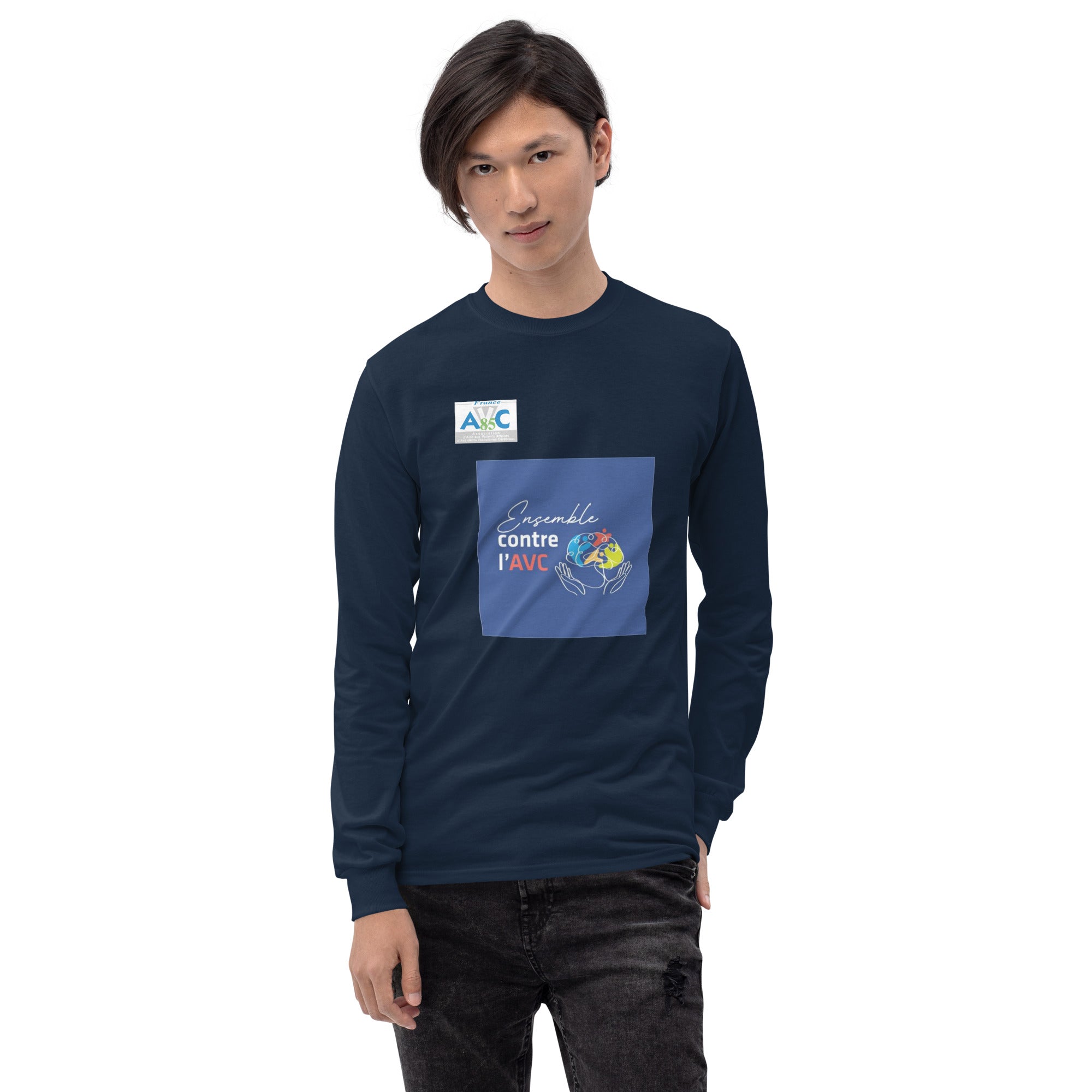 T-shirt à manches longues unisex - Ensemble contre l'AVC / AVC85