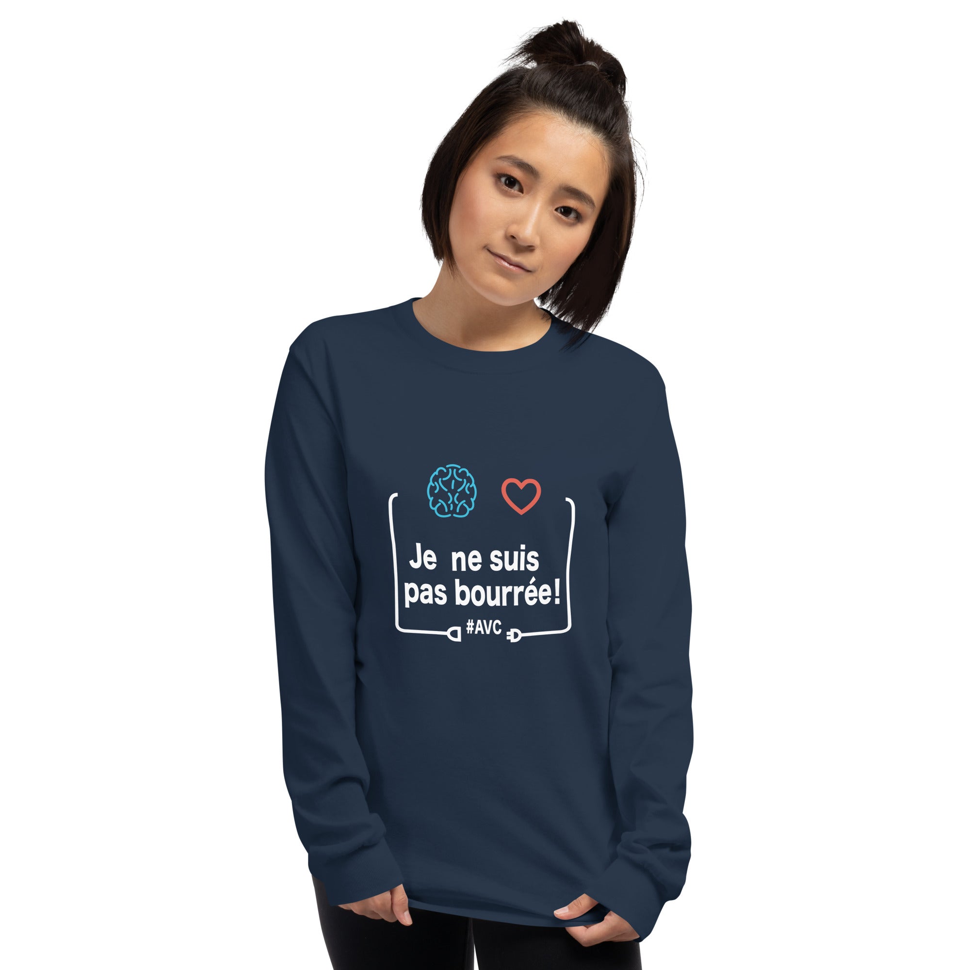 T-shirt à manches longues femme - Je ne suis pas bourrée !