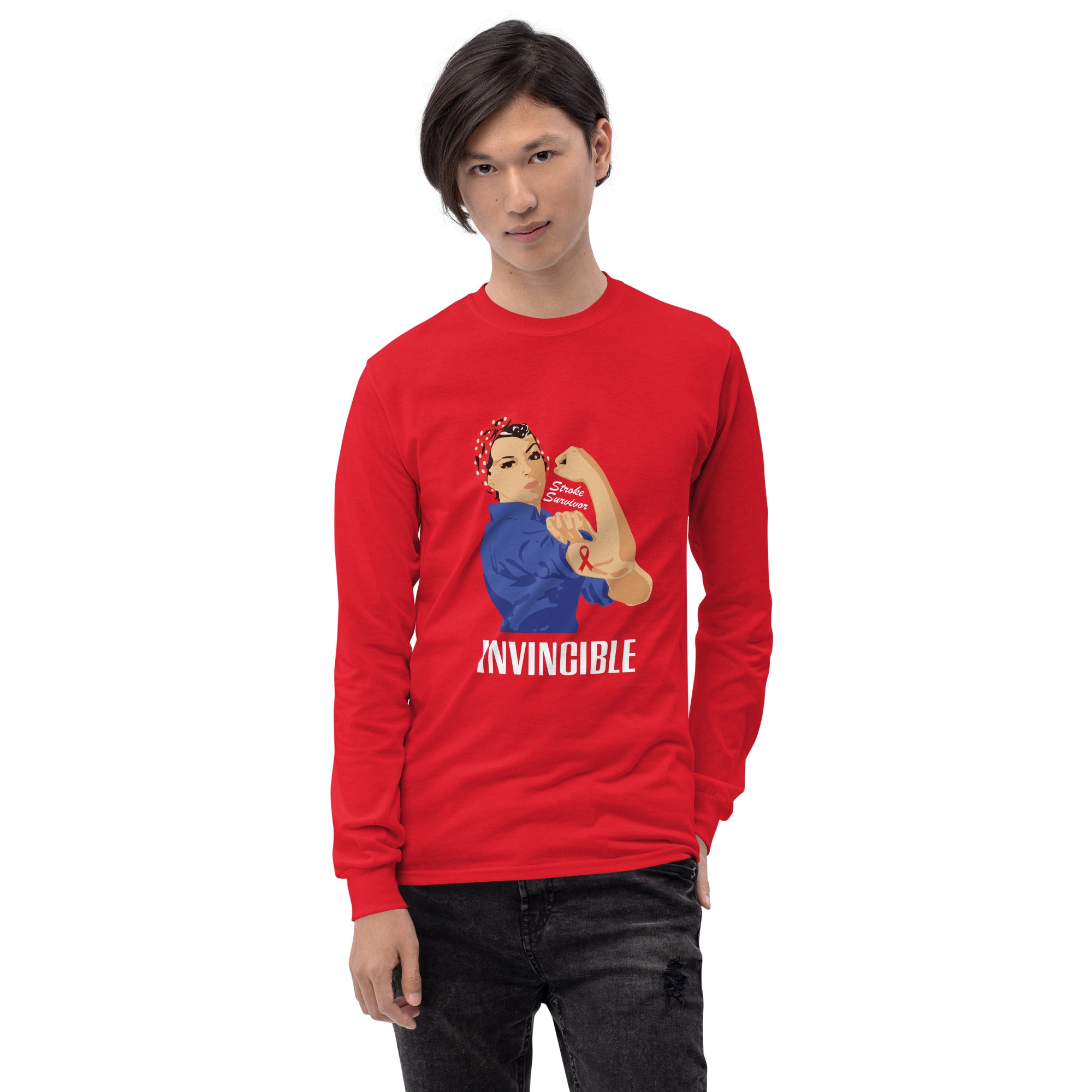 T-shirt à manches longues unisexe - Invincible