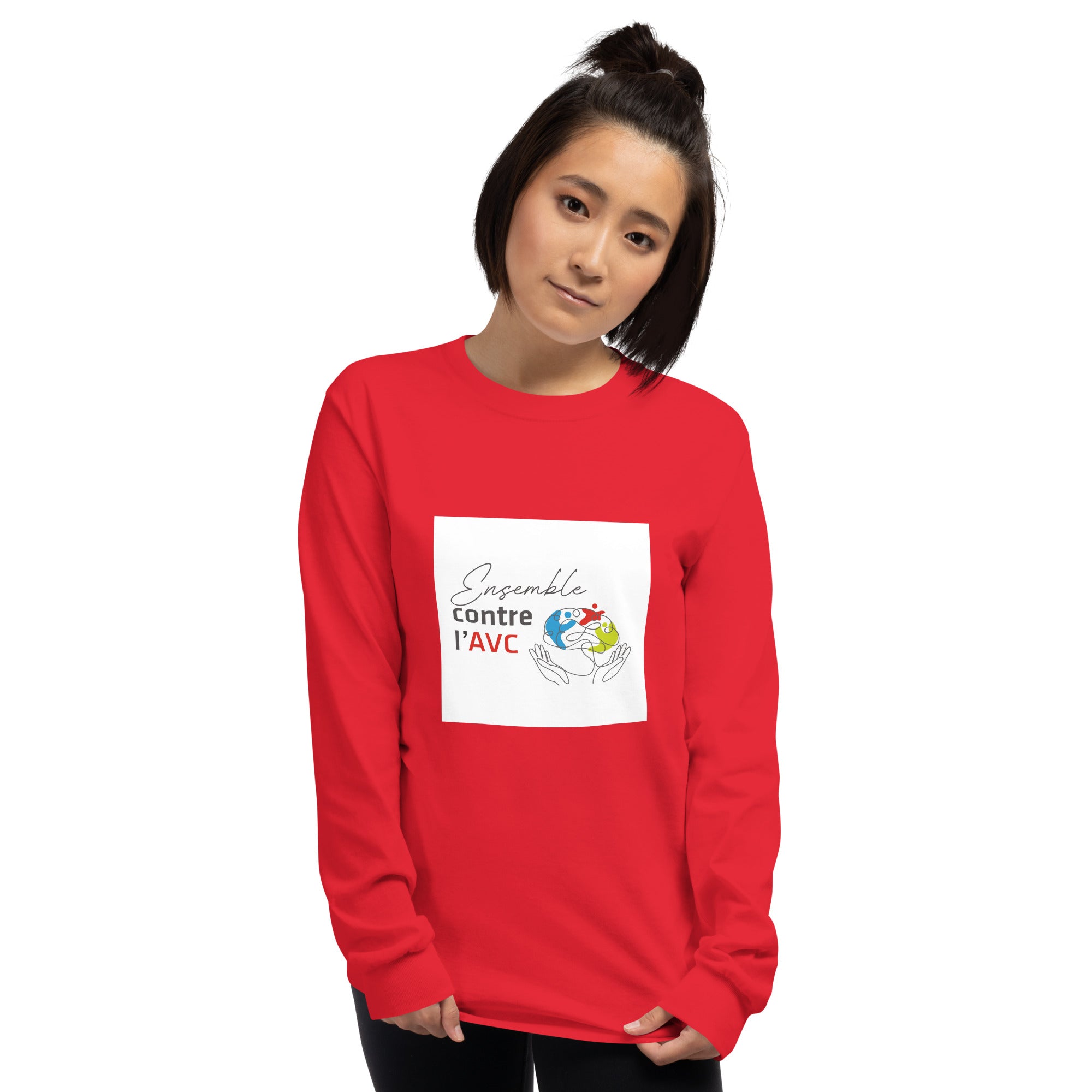 T-shirt à manches longues unisexe - Ensemble contre l'AVC