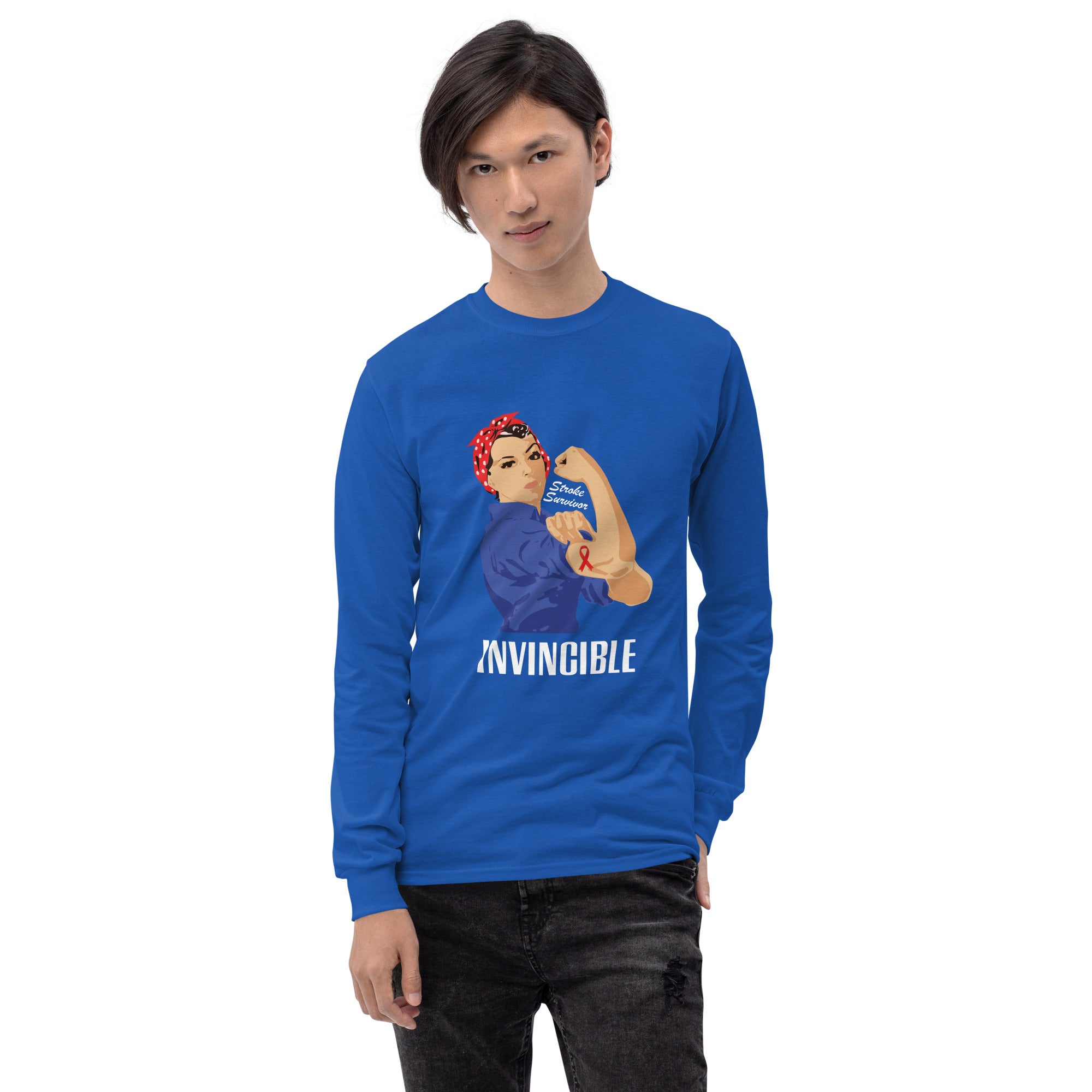T-shirt à manches longues unisexe - Invincible