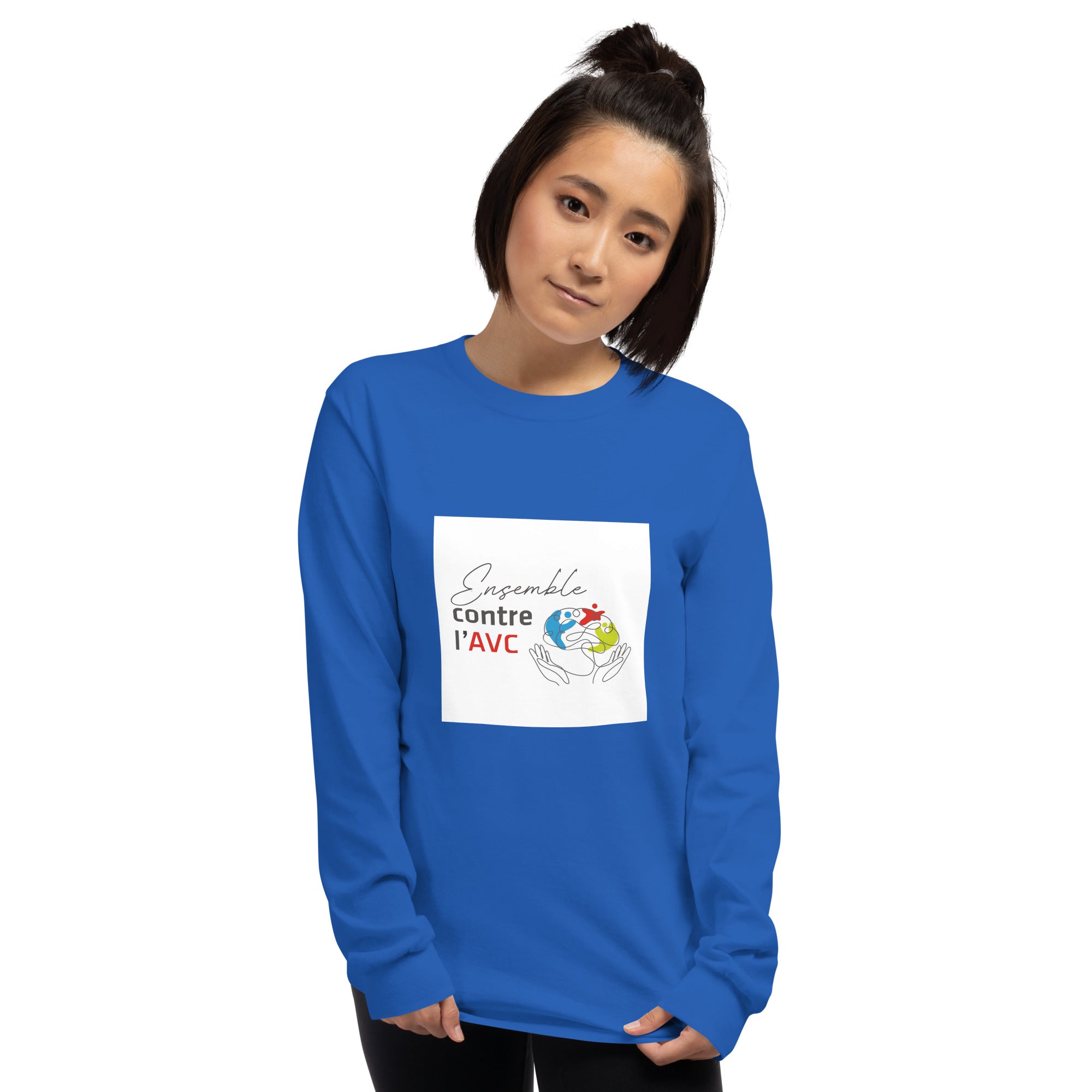 T-shirt à manches longues unisexe - Ensemble contre l'AVC