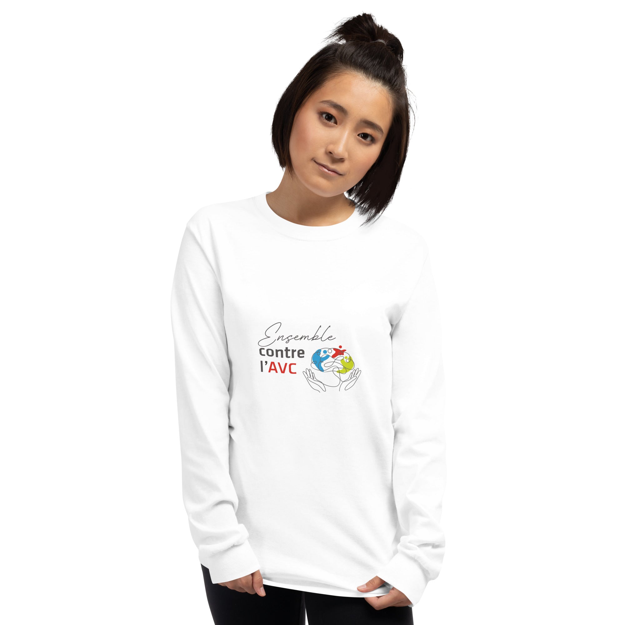 T-shirt à manches longues unisexe - Ensemble contre l'AVC