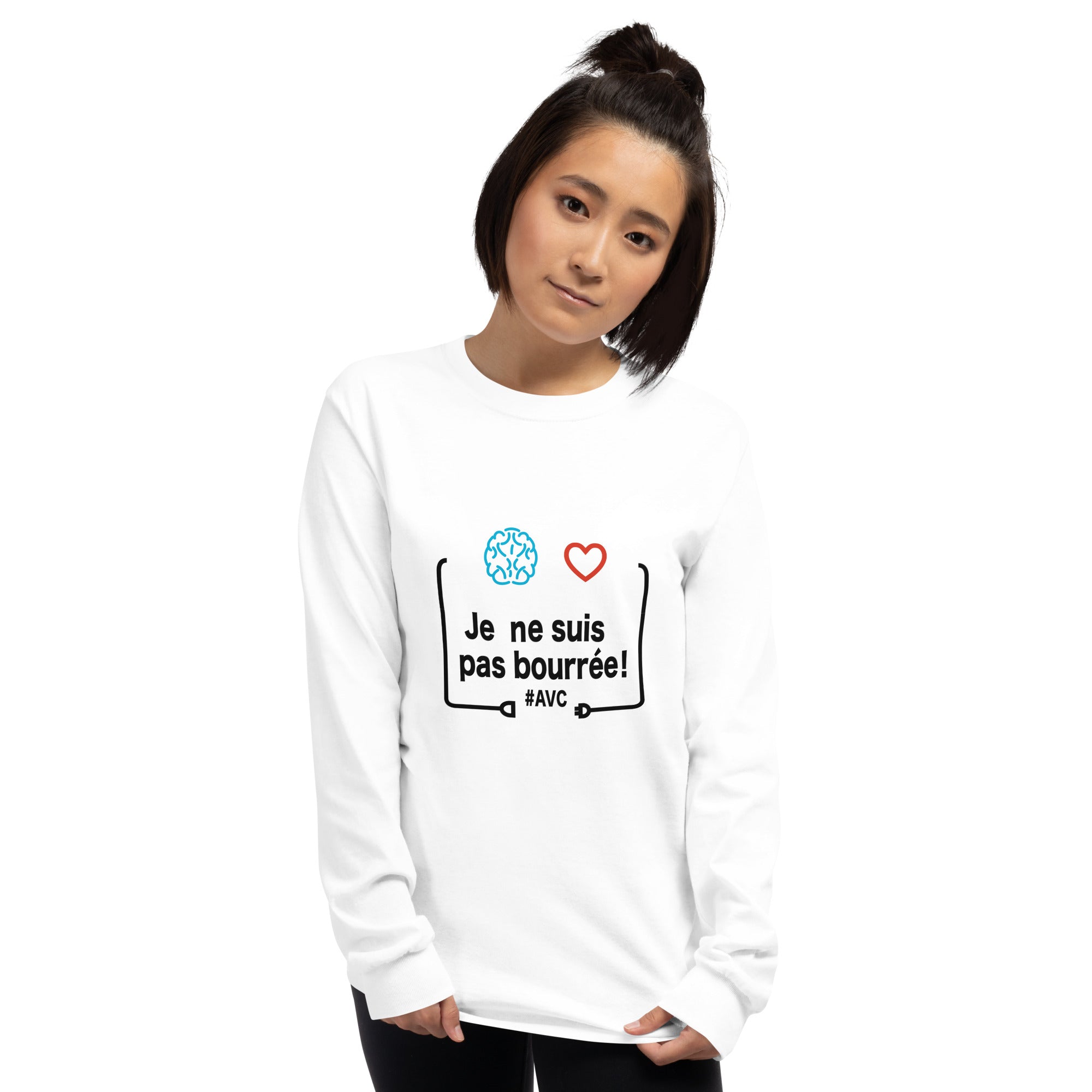 T-shirt à manches longues femme - Je ne suis pas bourrée !
