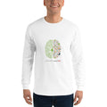T-shirt à manches longues unisexe - France AVC 44 / "Ensemble contre l'AVC" - Cerveau