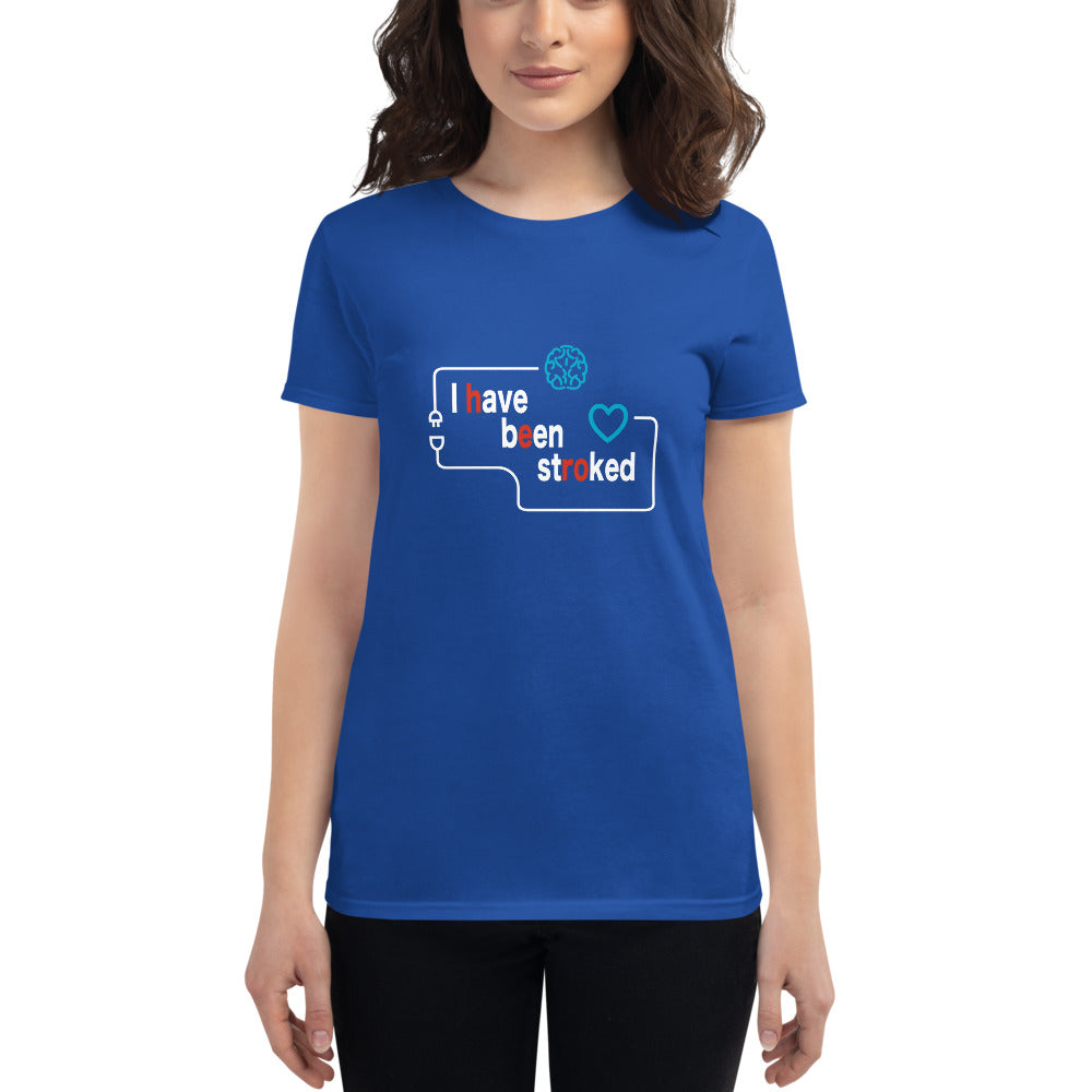 US Womens T-shirt "I Have Been Stroked"