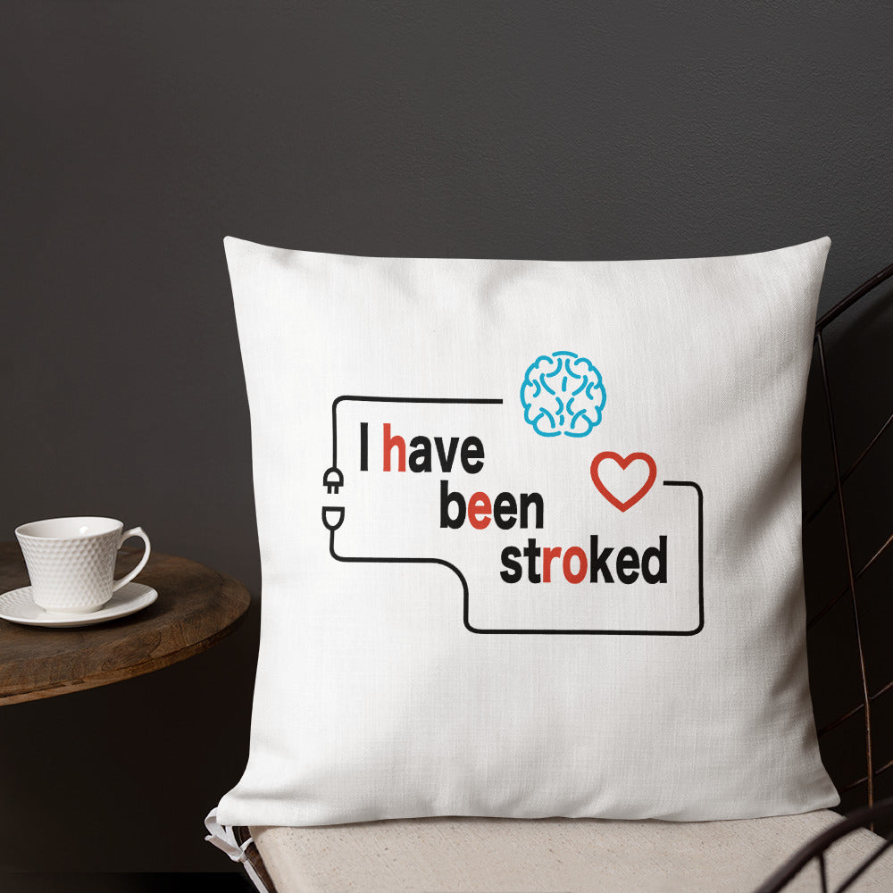 Coussin Haut de Gamme "I have been stroked"