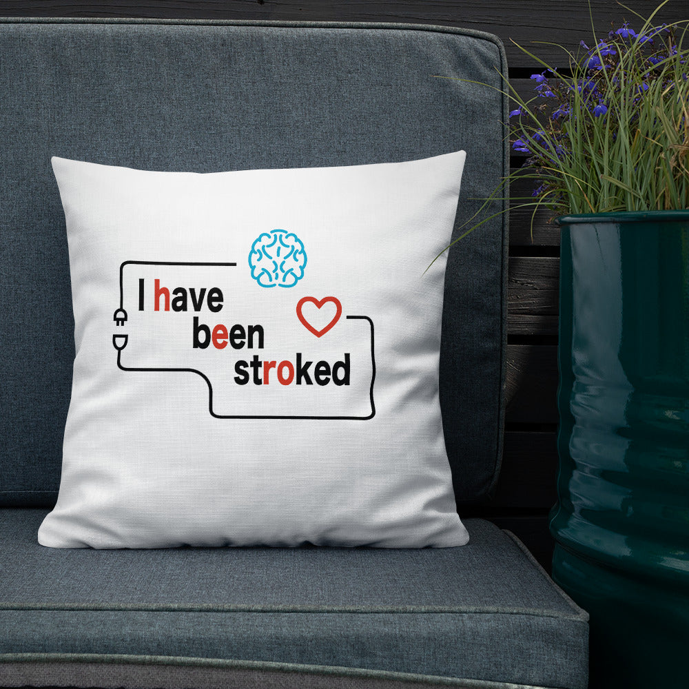 Coussin Haut de Gamme "I have been stroked"