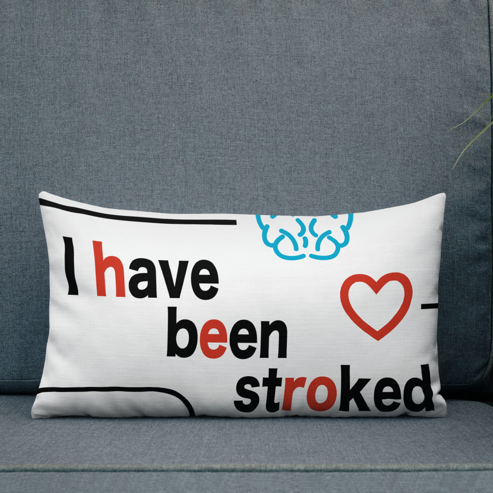 Coussin Haut de Gamme "I have been stroked"