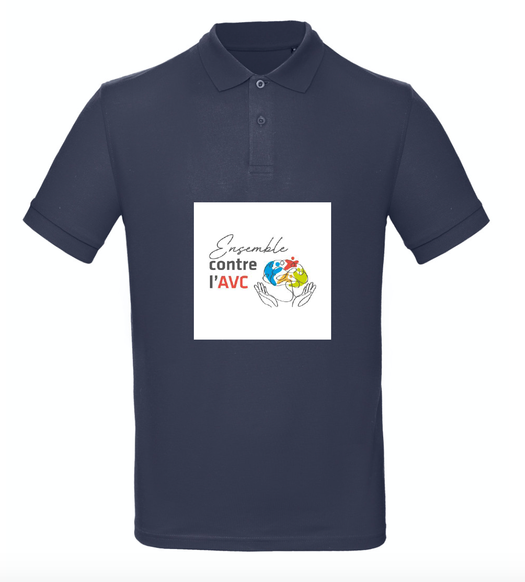 Polo homme "Ensemble contre l'AVC"