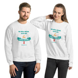 US Unisex Long Sleeve T-shirt "We Will Never Give Up"