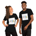 T-shirt unisexe 100% coton - "Ensemble contre l'AVC" - fond blanc