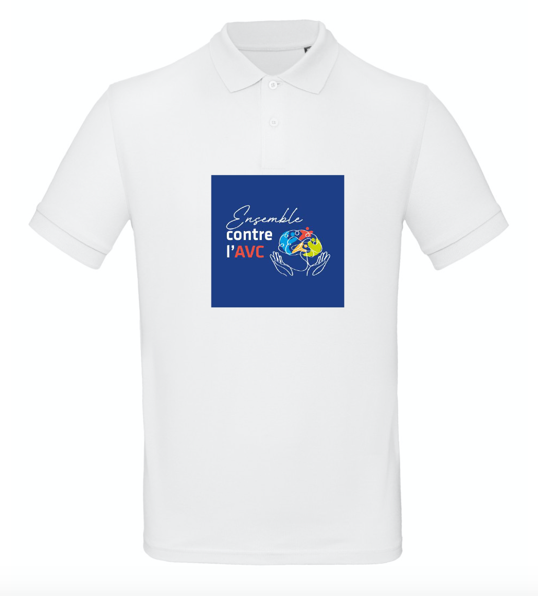 Polo homme "Ensemble contre l'AVC"