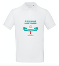 Polo homme "Je n'ai jamais laissé tomber"
