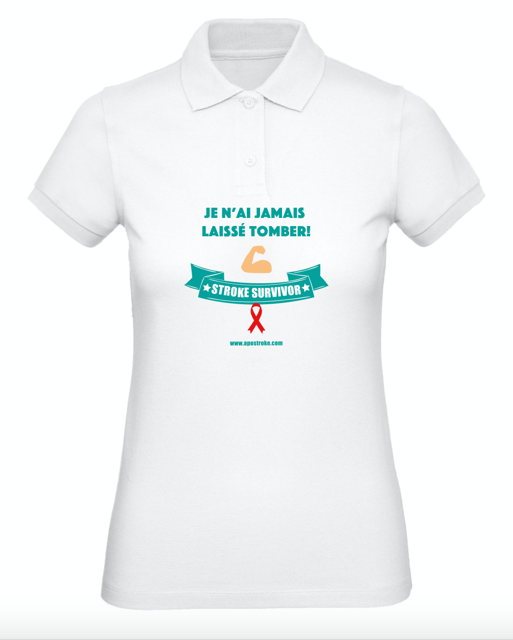 Polo femme "Je n'ai jamais laissé tomber !"
